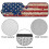 American Flag Windshield Sun Shade for Jeep Wrangler 5