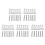 30 Pcs Electric Guitar Tremolo Bridge String Saddles Mount Adjust Conical Spring and Screws Silver 1