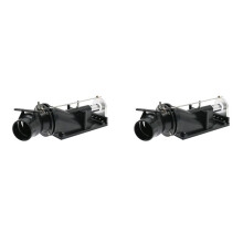 2pcs 40Mm Water Jet Thruster Power Sprayer Pump Water Jet Pump with 3 Blades Propeller Fit 775 Motor for RC Jet Boat