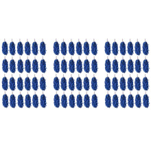 72 Pz Pom Pom Cheerleading Lamina Cheer Pom Pom con Manico Nel Plastica per Adulti Bambini Cheerleaders Party Blu