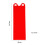 Draagbare sneeuwslee 54x16,5 inch, extra dik plastic met 2
