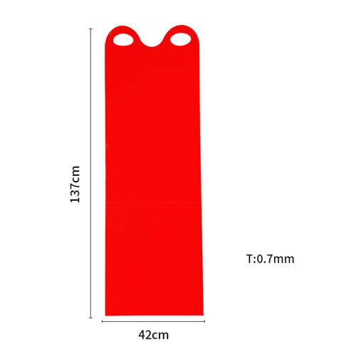 Portable Snowboard Sled 54x16.5 inch Extra Thick Lightweight 1