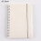 Notebook A4 Transparent Frosted Cover Coil Bound Blank 2