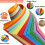 A4 colored construction paper 100 sheets 19 colors 8