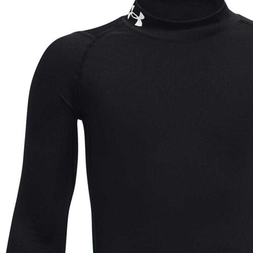 Under Armour (5-6 Years, Black) Under Armour Childrens/Kids Compression Fitted Long-Sleeved Base Layer Top 2