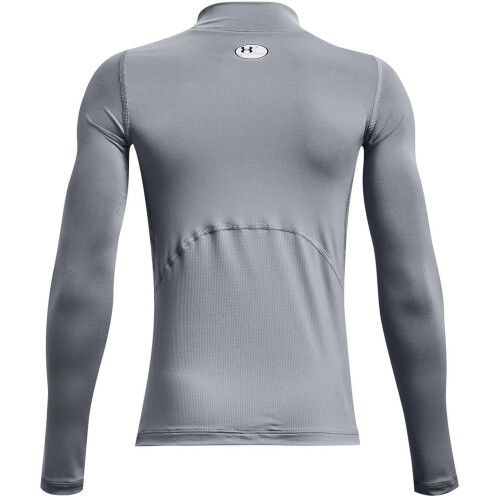 Under Armour (13 Years, Grey) Under Armour Childrens/Kids Compression Fitted Long-Sleeved Base Layer Top 1