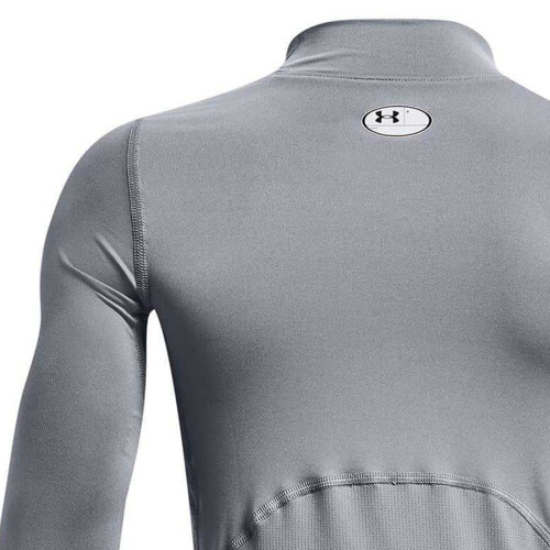 Under Armour (13 Years, Grey) Under Armour Childrens/Kids Compression Fitted Long-Sleeved Base Layer Top 2