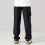 Cargo Pants for Teen Boys Black Solid Elastic Waist Wide 6