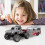 Mini Monster Truck RC 1/64 com luzes e velocidade ajustável. 5