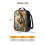 Schulrucksack-Set mit Hibiskusmuster, 4-teilig 4