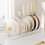 Pot Rack for Kitchen Cabinet - Black, 7-Compartment 3