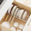 Pot Rack for Kitchen Cabinet - Black Expandable Pan 6