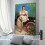 Impressão em tela de arte pin-up vintage de Gil Elvgren, 30x45 cm (12x18 polegadas) 3