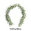 Christmas garland indoor white eucalyptus style 6ft 3