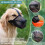 Dog Muzzle Soft Mesh Adjustable for Small to Large Dogs 2