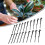 Universal Gutter Brush Clips Black Plastic 20 pcs 150 mm 4