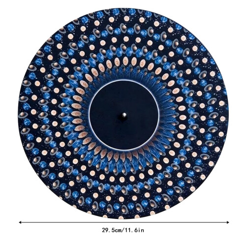 Zoetrope Slipmat 12 Inch Optical Illusion Turntable Mat 2