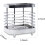 Toothbrush Holder Stainless Steel Silver 6