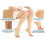 TOPWONER Compression Socks 20-30 mmHg Open Toe Knee High 2 3