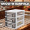 unbranded 4pcs Desktop Drawer Organizer Multi-Layer Chest Box Small Plastic Office Storage Box Cosmetic Holder 7
