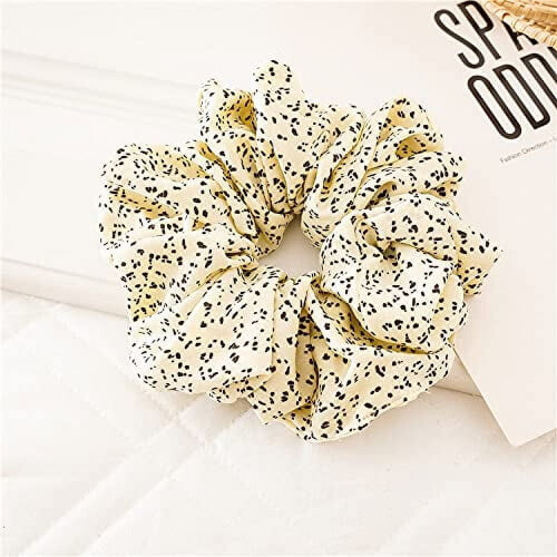 Satin Scrunchie XL for Thick Long Hair Coffee 2