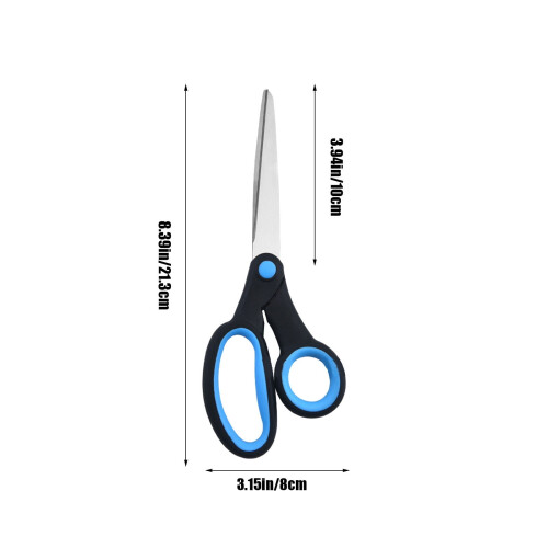 Left Handed Scissors Stainless Steel 1 Pair 2