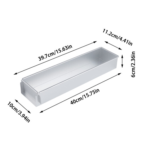 Nonstick Rectangle Cake Pan for Baking and Cheesecake 1