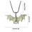 Halloween bat pendant decoration dark glowing home 4