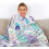 Mermaid Throw Blanket Purple Blue Plush 1 Size 8