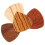 Wood Guitar Picks Assorted Colors 4 Pieces 7
