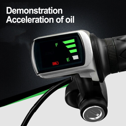 48V e-bike throttle grip with LED display 2