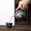 Service à thé Kung Fu en grès, théière en céramique 260 ml 6