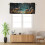 Θερμικό παράθυρο Forest Deer Rustic Wildlife Valance 54x18in 2