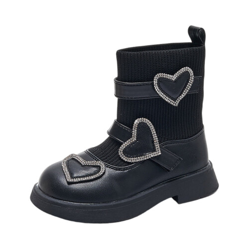 Children's Knitted Breathable Short Boots 1