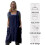 Grembiule da donna con spalline incrociate e tasche. 6