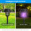 Outdoor Bug Zapper Solar Powered Waterproof 4PCS 4