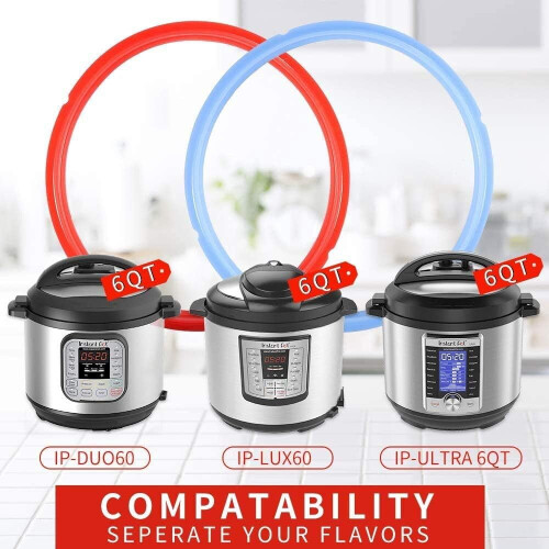 Silicone Sealing Ring for Instant Pot 6 Qt 3-Pack 1