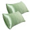 Silk Pillowcases Light Blue 20x30 Inch Envelope Closure 2 4
