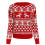Women's Christmas Sweater Red 2XL 5