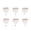 100 Sheets Button Maker Circle Paper White Round Paper For Badge Button Pin 5