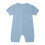 Baby Rompers Front Zipper Short Sleeve Solid Jumpsuit 3