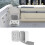 Lockable tackle box organizer for marine deck storage white 8