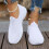 Willtoo Women's Arch Support Slip-Ons White Size 7W 7