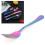 Rainbow Stainless Steel Fork Western Style 1 Piece 5