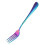 Rainbow Stainless Steel Fork Western Style 1 Piece 7