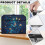 Floral Moon Butterfly Sewing Machine Cover Washable 6