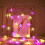 Snowflake String Lights, Battery-Powered, IP44 Waterproof, 5