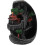 Backflow Incense Burner Resin Black 1Pack 4.6X3.9In 4
