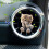 Désodorisant pour voiture Cat, clip de ventilation, design plat 2D 4