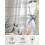 Sheer Curtains White Coastal Starfish Shell Coral Light 6